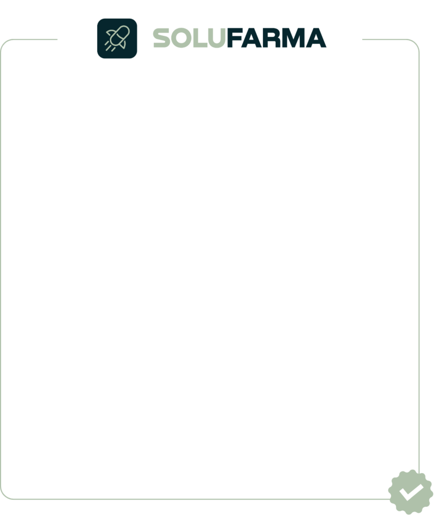 Foto mostrando benefícios ao utilizar os serviços da solufarma